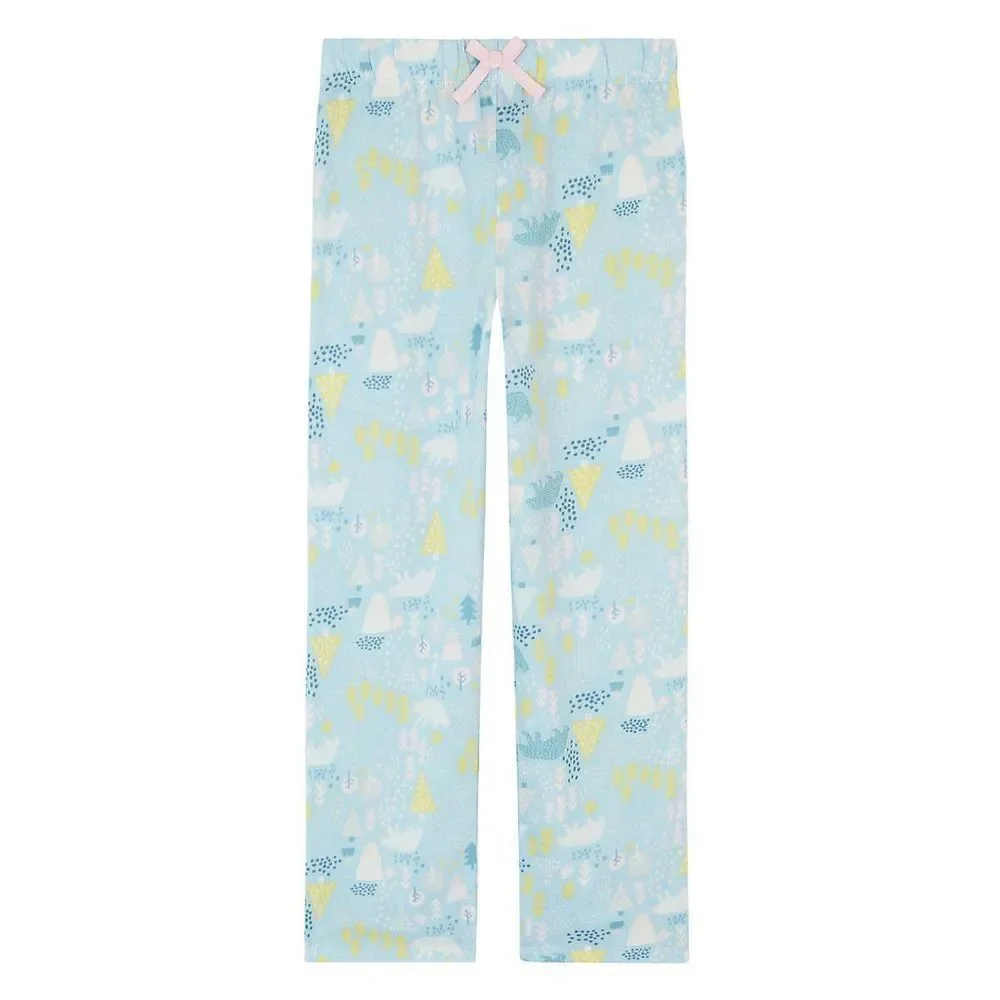 NEW! Eddie Bauer Youth 3 piece PJ Set- LS Top, Pant and Robe, Moose - Picture 8 of 14